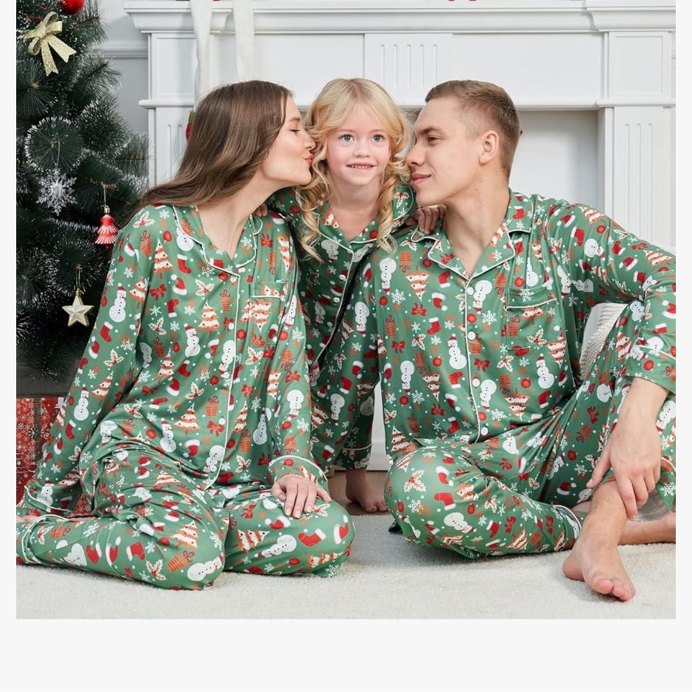 Christmas Green  Pajamas